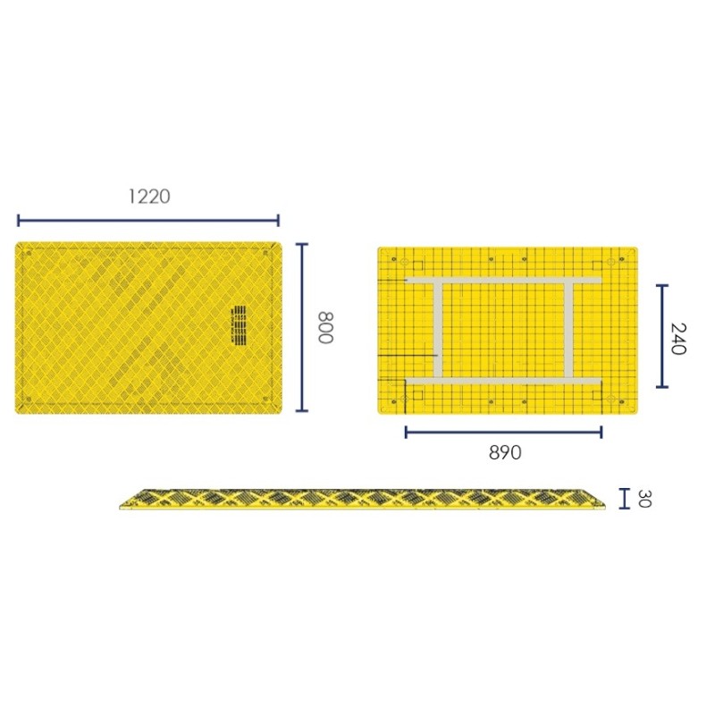 Trench Cover Yellow - 1200 x 800mm