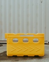 Water Barrier Yellow - 1410(L) x 180 (top width)/360 (bottom width) x 800(H)mm