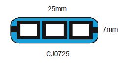 Hydrotite CJ0725-3K Swellable Waterstop 7 x 25mm - 10m Roll