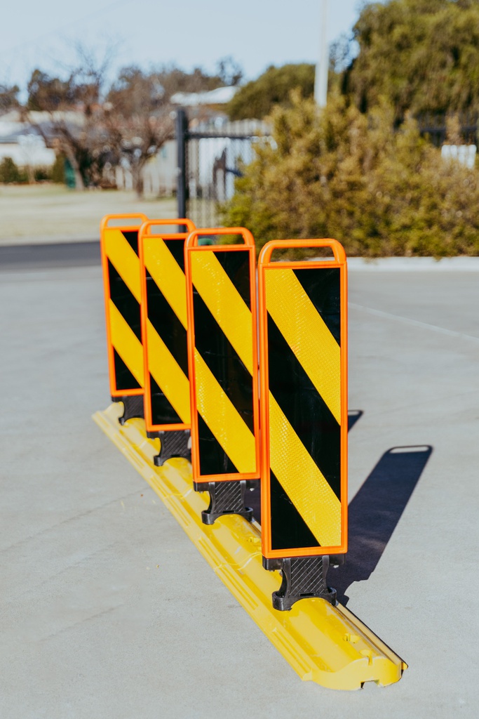 Traffic Lane Separator Flat Hazard Panel