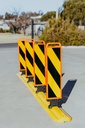 Traffic Lane Separator Flat Hazard Panel