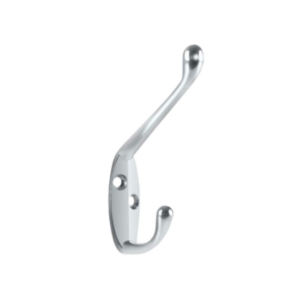 Chromed Coat Hook - single