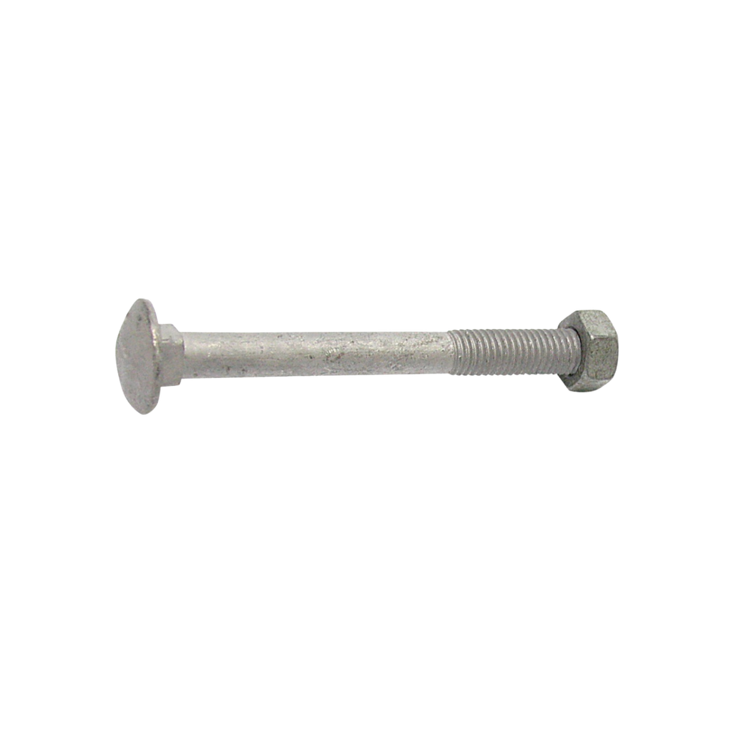 Cup Head Bolt &amp; Nut M6 x 75mm Gal (ea/150Box)