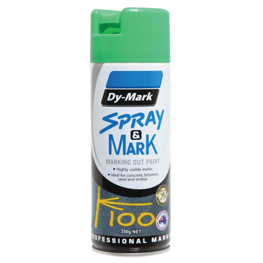 DYMARK Spray and Mark Layout Paint; Green 350gram (ea/12box)