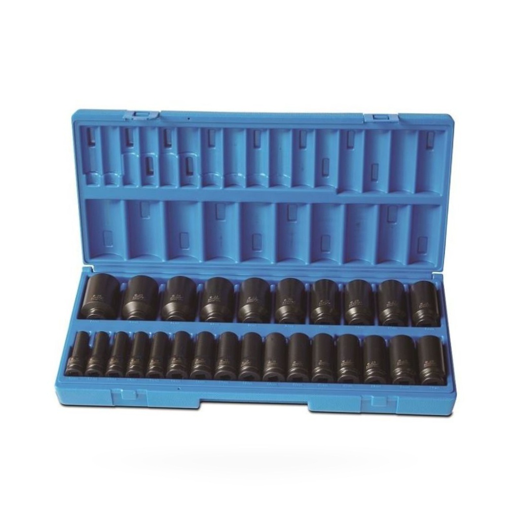 Deep Impact Socket Set 1/2&quot; 26pce - 10-36mm