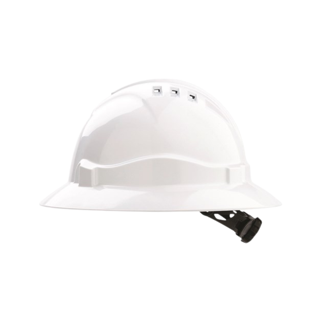 Full Brim Hard Hat - White