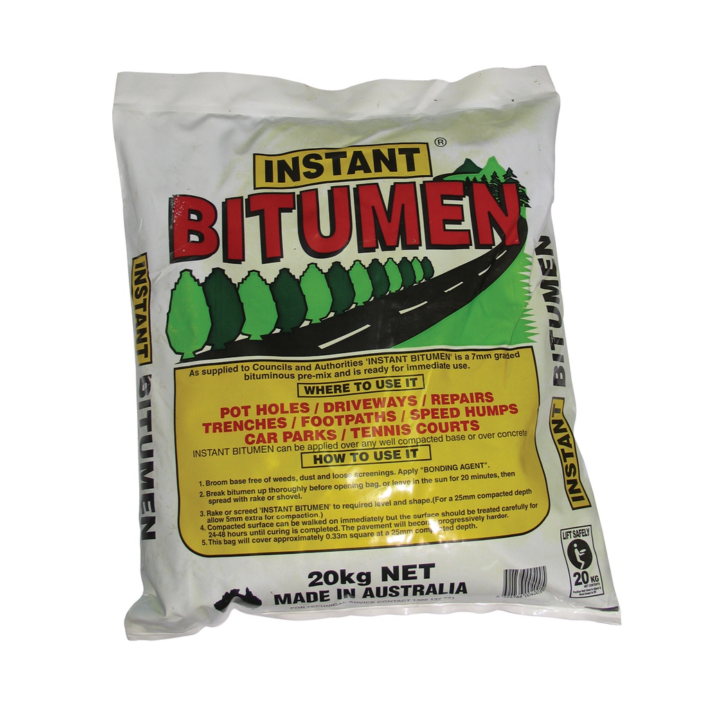 Instant Bitumen / Cold Mix - 20kg (ea/48 in a pallet)