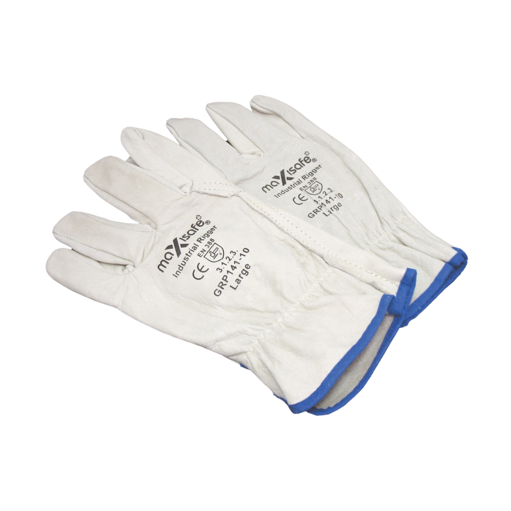 Leather Riggers Gloves Size 8 - M (ea/12pack)