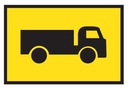 Metal Sign Boxed Edge 900 x 600mm - Truck