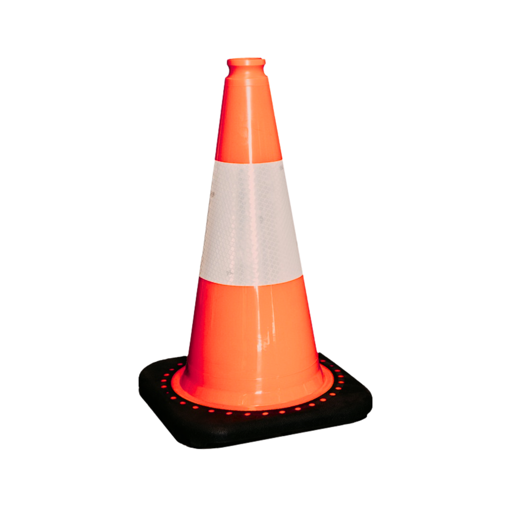 Orange Traffic Cone 450mm w/- Reflective Band
