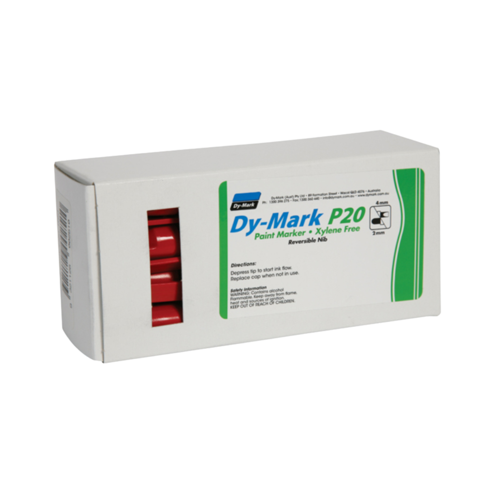 Paint Marker Pen P20 - Red (ea/12 Box)