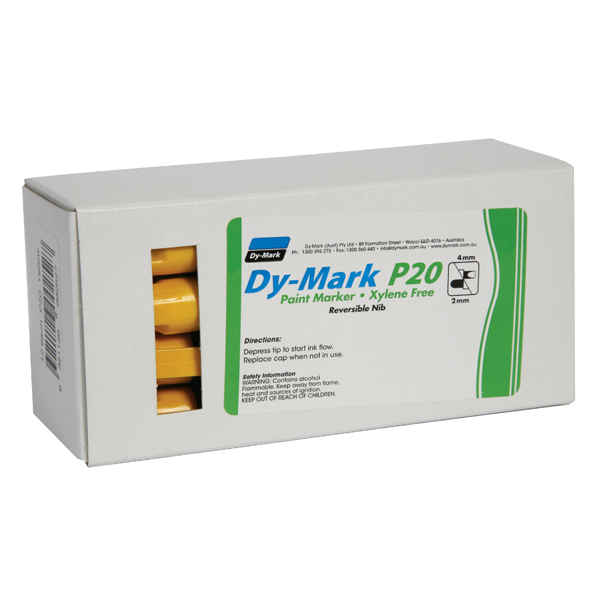 Paint Marker Pen P20 - Yellow (ea/12 Box)
