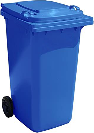 Plastic Wheelie Bin - 120 Litre - Blue