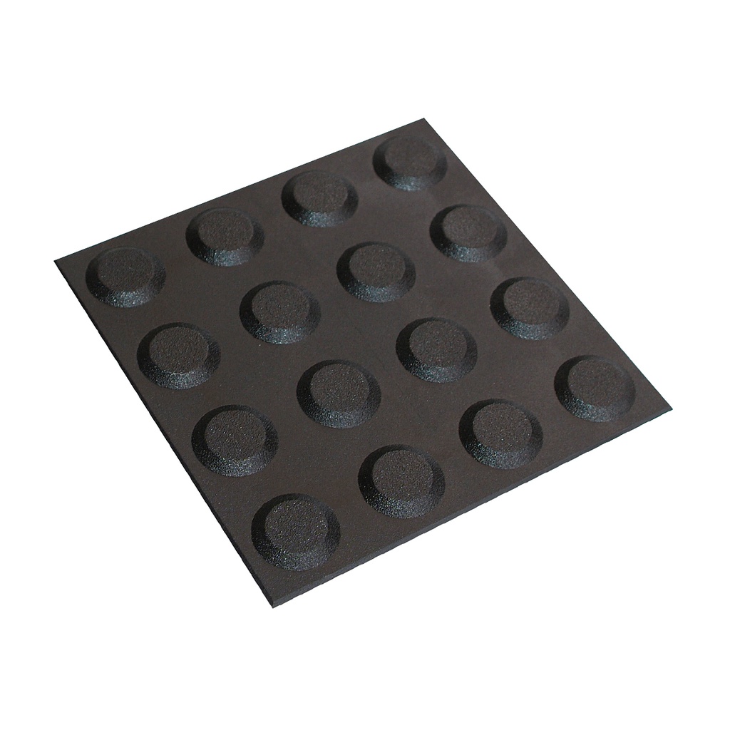 Polyurethane Tactile 300 x 300mm Self Adhesive - Black