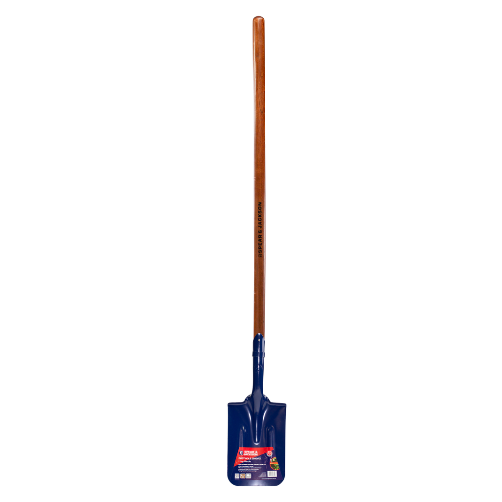 Post Hole Shovel - with Wood Handle