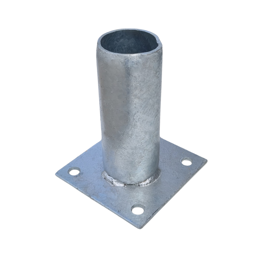 Post Surface Mount Base Plate Bracket with 4 Holes