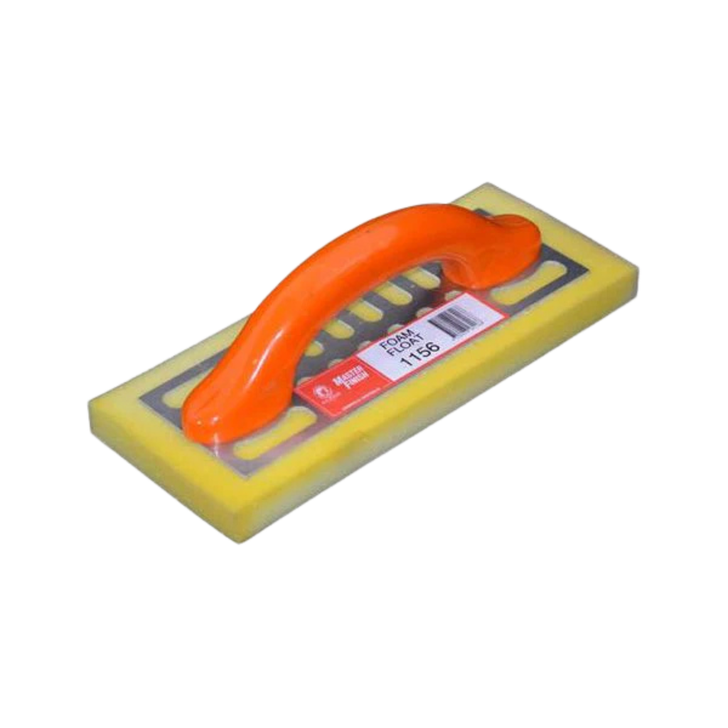 Sponge Foam Float Slotted Back - Orange Handle