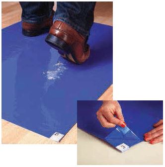 Tacky/Sticky Mat 913 x 913mm (30 sheets) - Blue (ea/10 per pack)