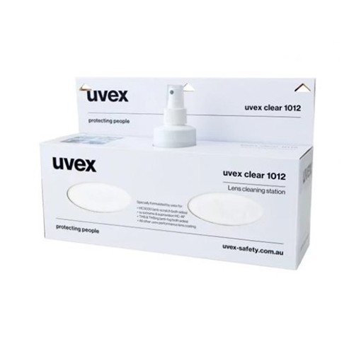 Uvex Lens Cleaning Disposable Station Complete with tissues and cleaner