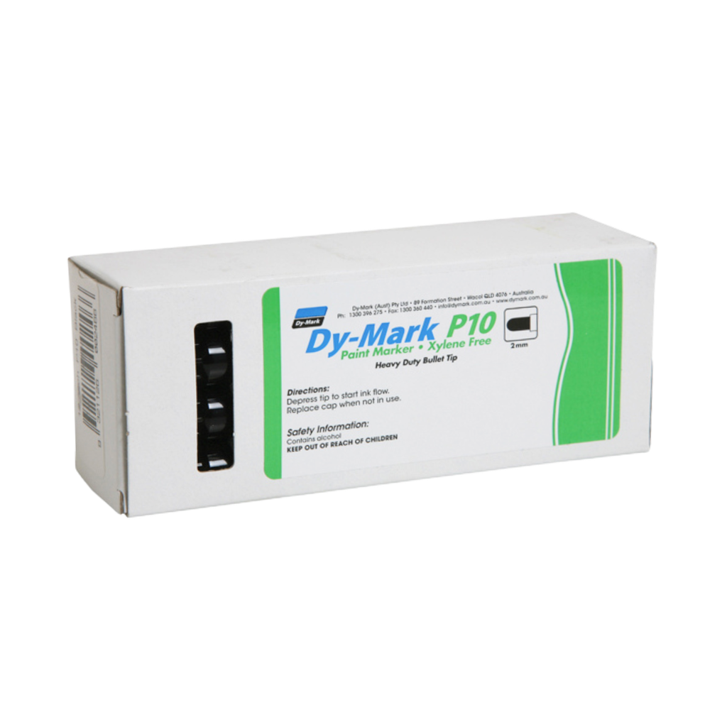 Paint Marker Pen P10 - Black (ea/12 Box)