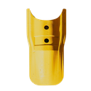 Traffic Lane Separator End Caps per pair - Recycled Rubber - Yellow
