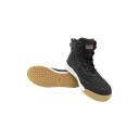 Dune Low Cut Zip Side Lave Up Safety Boot Black