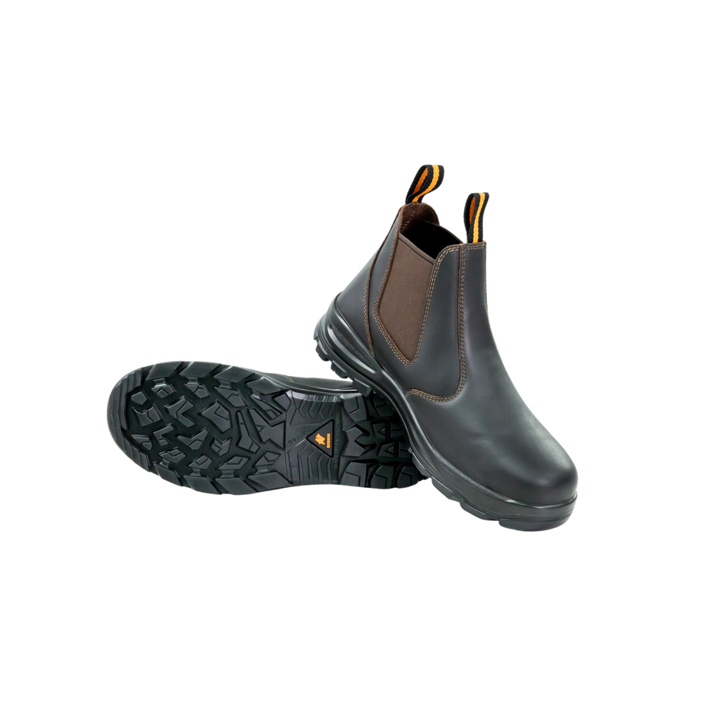 Ridge Slip On Safety Boot Chestnut