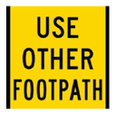 Victoria Multi Message 600 x 600mm Class 1 Coreflute - Use Other Footpath