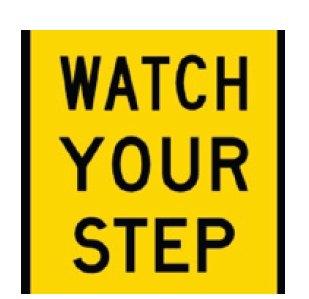 Victoria Multi Message 600 x 600mm Class 1 Coreflute - Watch your Step