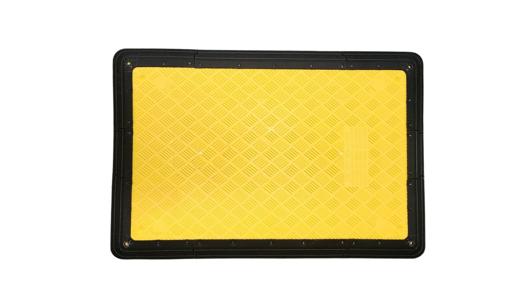 Trench Cover Yellow Heavy Duty - 1600 x 1200mm - Black Edge