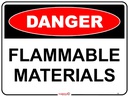 Safety Sign 600 x 450mm - Flammable Materials