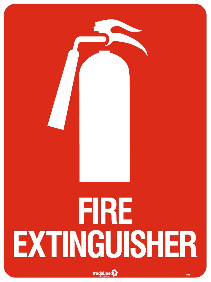 Safety Sign 450 x 600mm - Fire Extinguisher