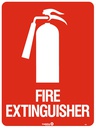 Safety Sign 450 x 600mm - Fire Extinguisher