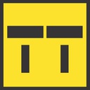 QLD Multi Message 600 x 600mm Class 1 Reflective - Lane Status, Two Lanes Closed Symbol