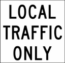 QLD Multi Message 600 x 600mm Class 1 Reflective - Local Traffic Only