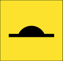 QLD Multi Message 600 x 600mm Class 1 Reflective - Speed Hump Sign