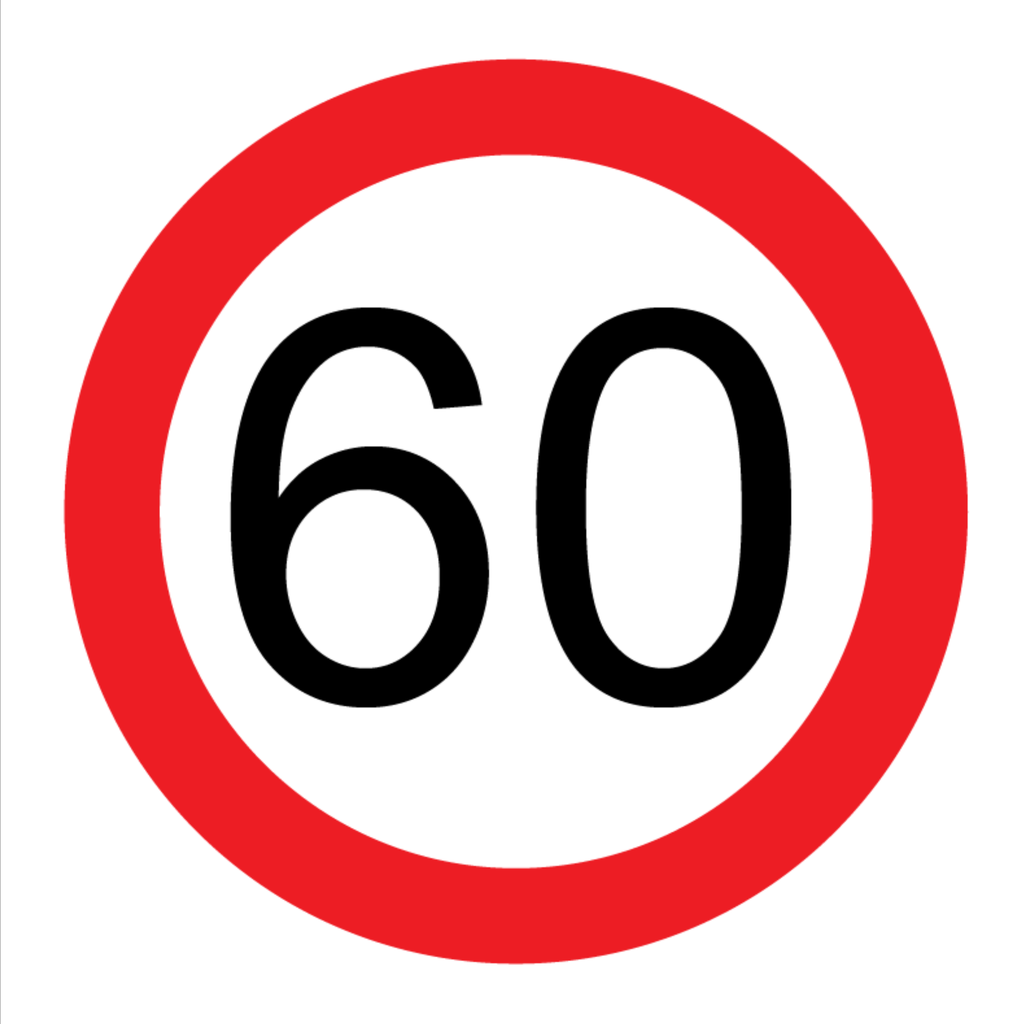Victoria Multi Message Sign 600 x 600mm Class 1 Reflective- 60km
