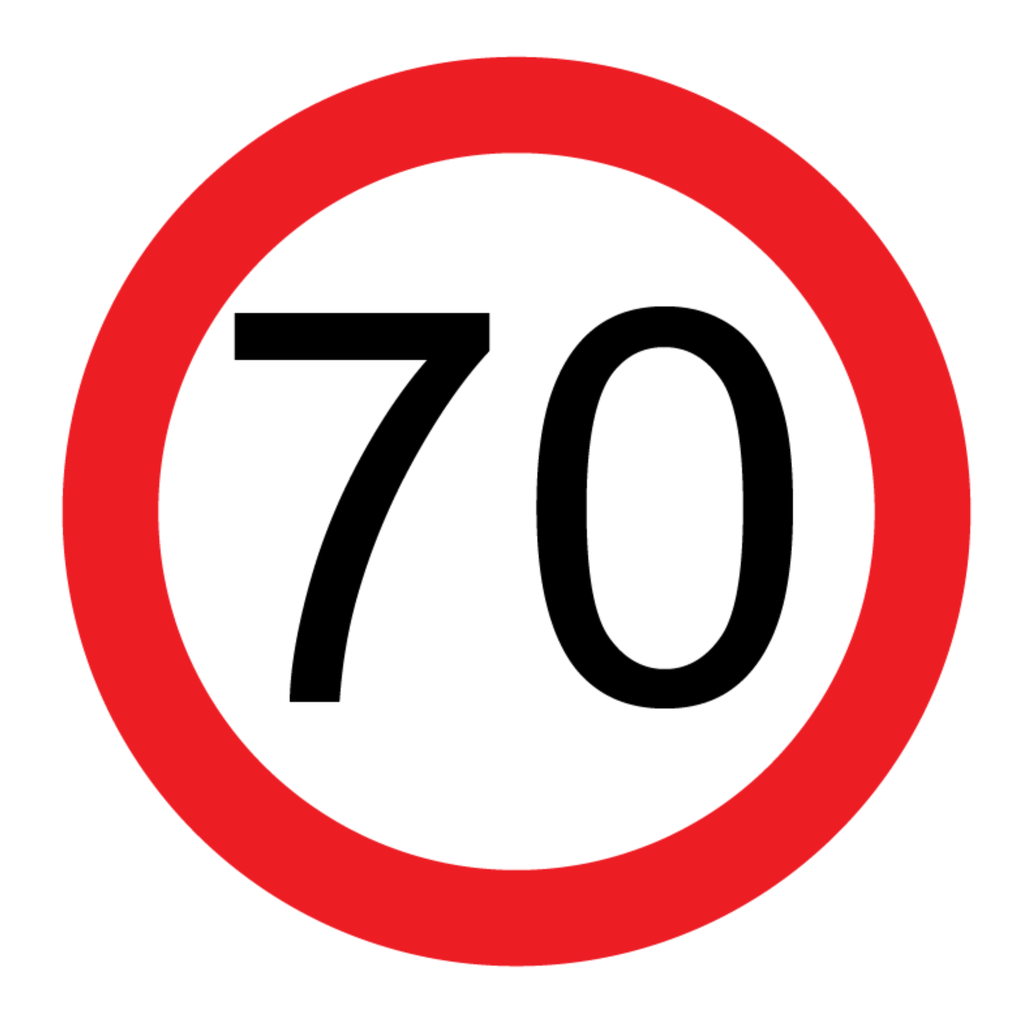 Victoria Multi Message Sign 600 x 600mm Class 1 Reflective - 70km