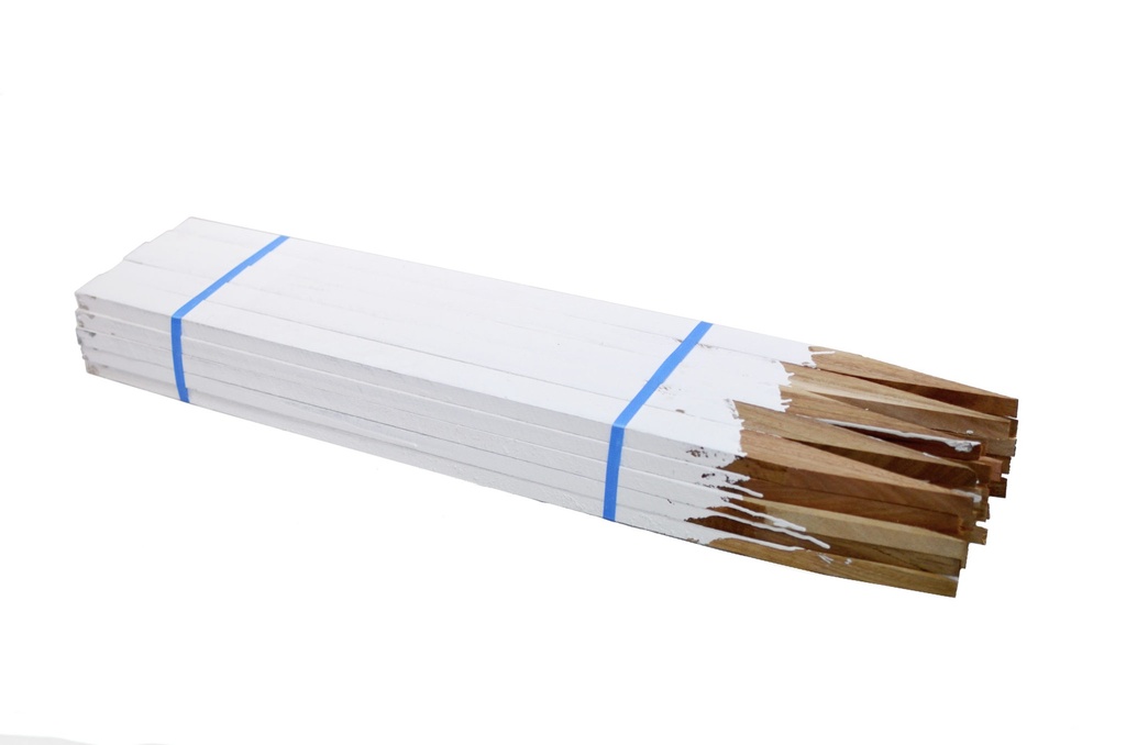 Hardwood Peg 25 x 25 x 1200mm (ea/25 bundle) **Painted** (Survey Peg)