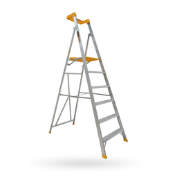 [PLAT6AL] Aluminium Platform Step Ladder 1800mm - 150kg Rated