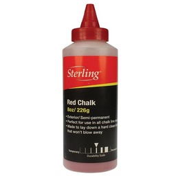 [CHALK114STRD] Chalk Refills Red 8oz
