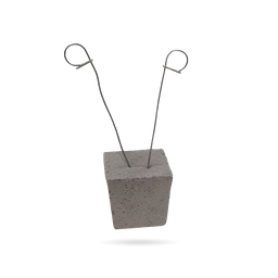 [CONSPAC65] Concrete Bar Spacer (Aspro) with tie 65mm (Bag of 25)