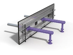 [EXJ12530SY] Connolly Expanda Joint System 125mm x 3m, Package incl 1 pack of Peg &amp; Wedges, 7 x R16x450mm Dowels &amp; 1x bag of 7 Purple Sleeves