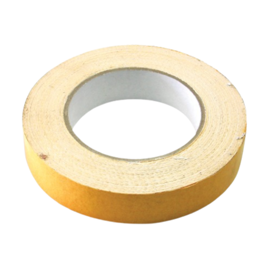[TAPEDBLS25] Double Sided Cloth Tape 25mm x 25m (ea/48 per carton)