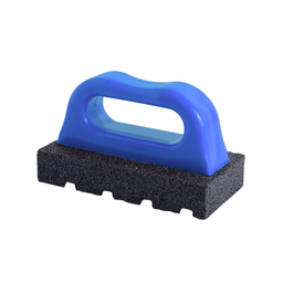[RUBRKSQ60] Fluted Concrete Rub Brick w/- Handle - Fine 60 Grit
