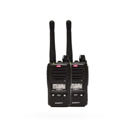 [TX677QP] GME Quad Pack 2 Watt UHF CB Handheld Radios inc cig charger, 240V charger, belt clips 