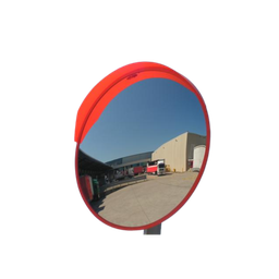 [MIRDOME800] HD Acrylic Outdoor Traffic Dome Convex Mirror - 800mm w/- Post Bracket