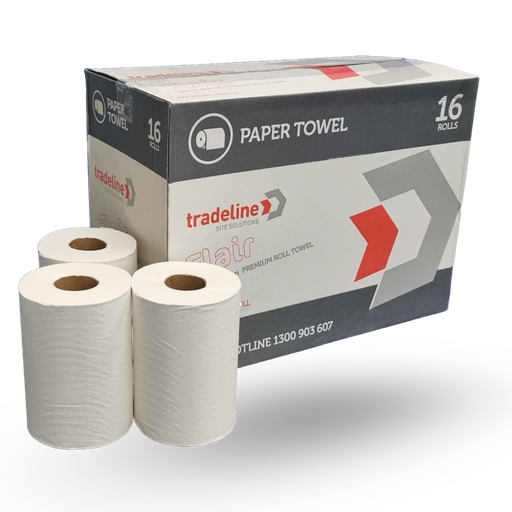 [HTROLL] Hand Towel Rolls 180mm x 80m (Box of 16) - Premium