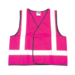 [DAY/NIV-FP-L] Hi Viz Day/Night Safety Vest - Fluro Pink Size Large