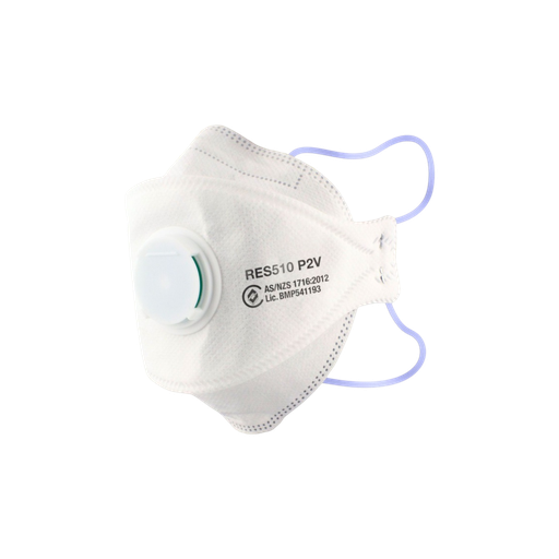 [RES510] Maxi Safe P2V 3 panel Flat Fold Respirator (Box of 20)